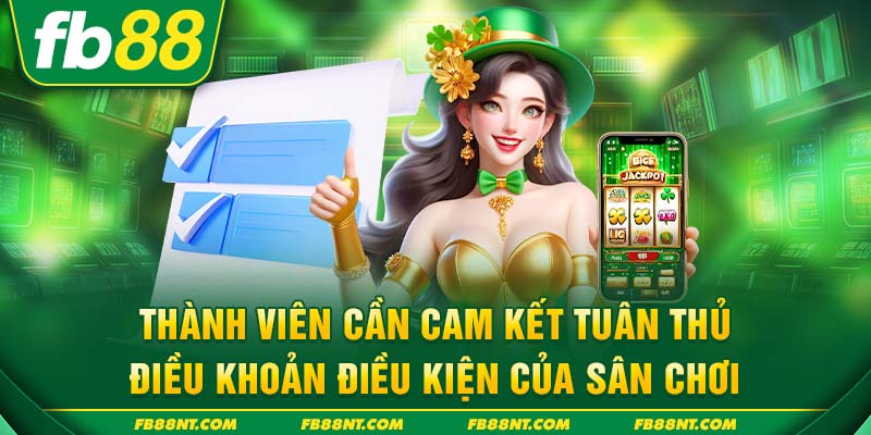 Thành viên cần cam kết tuân thủ điều khoản điều kiện của sân chơi