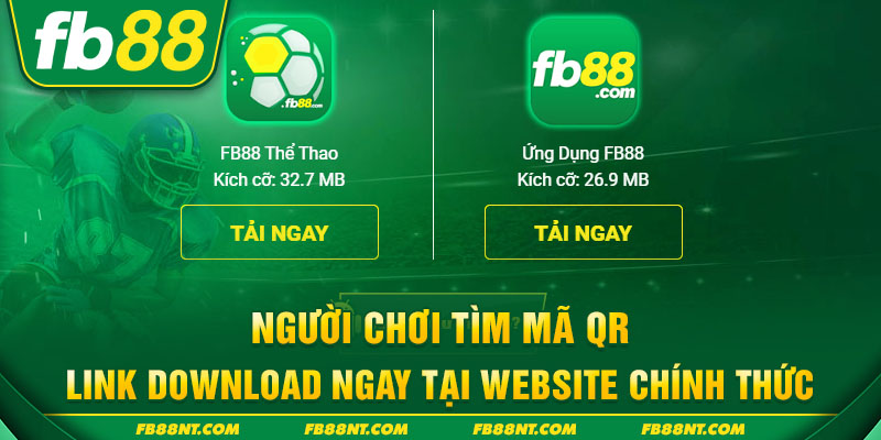 Người chơi tìm mã QR, link download ngay tại website chính thức